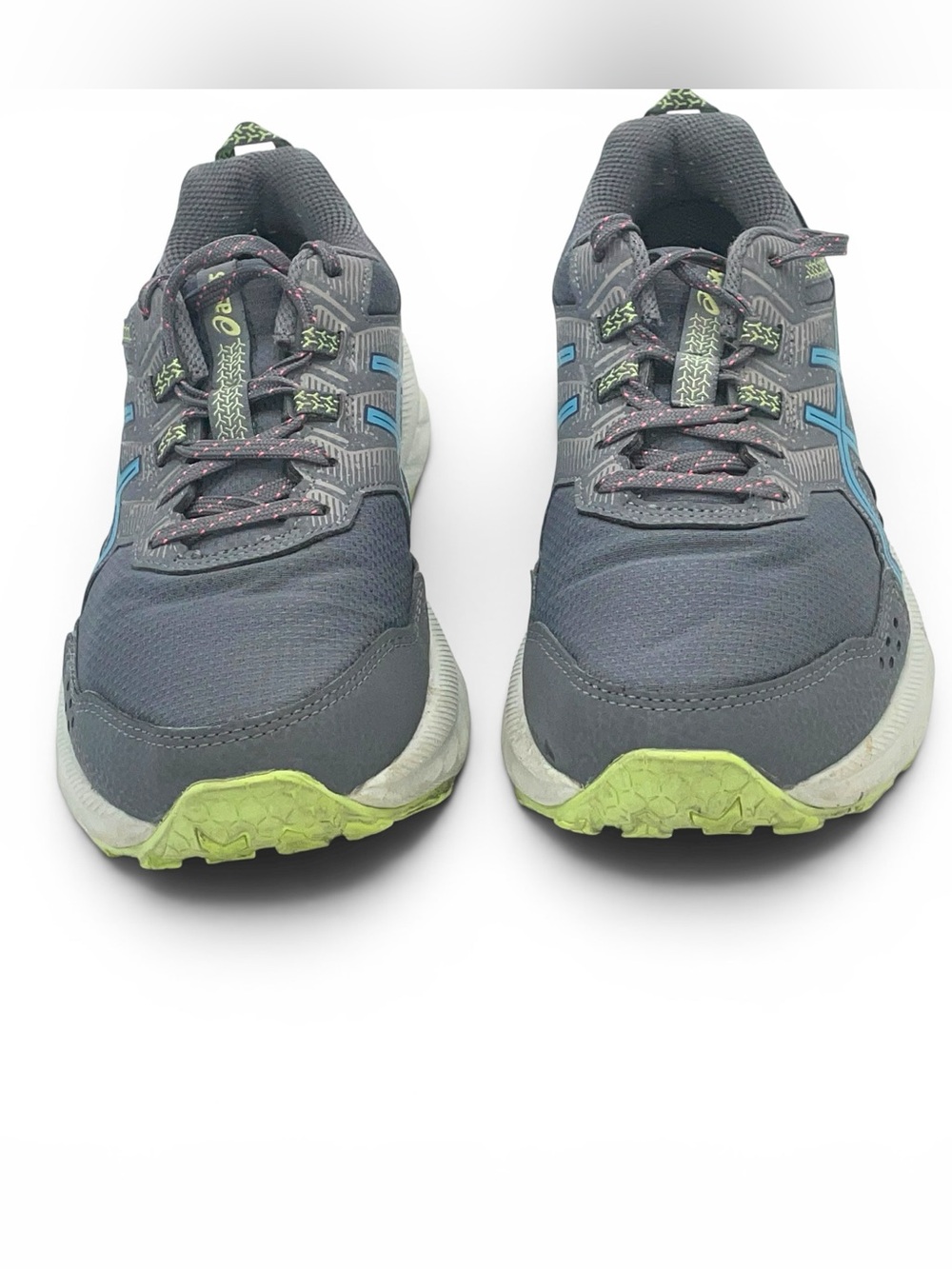 ASICS Gel Venture 9 Trail Running Shoes Gray Blue Women’s 8.5 - Picture 1 of 5